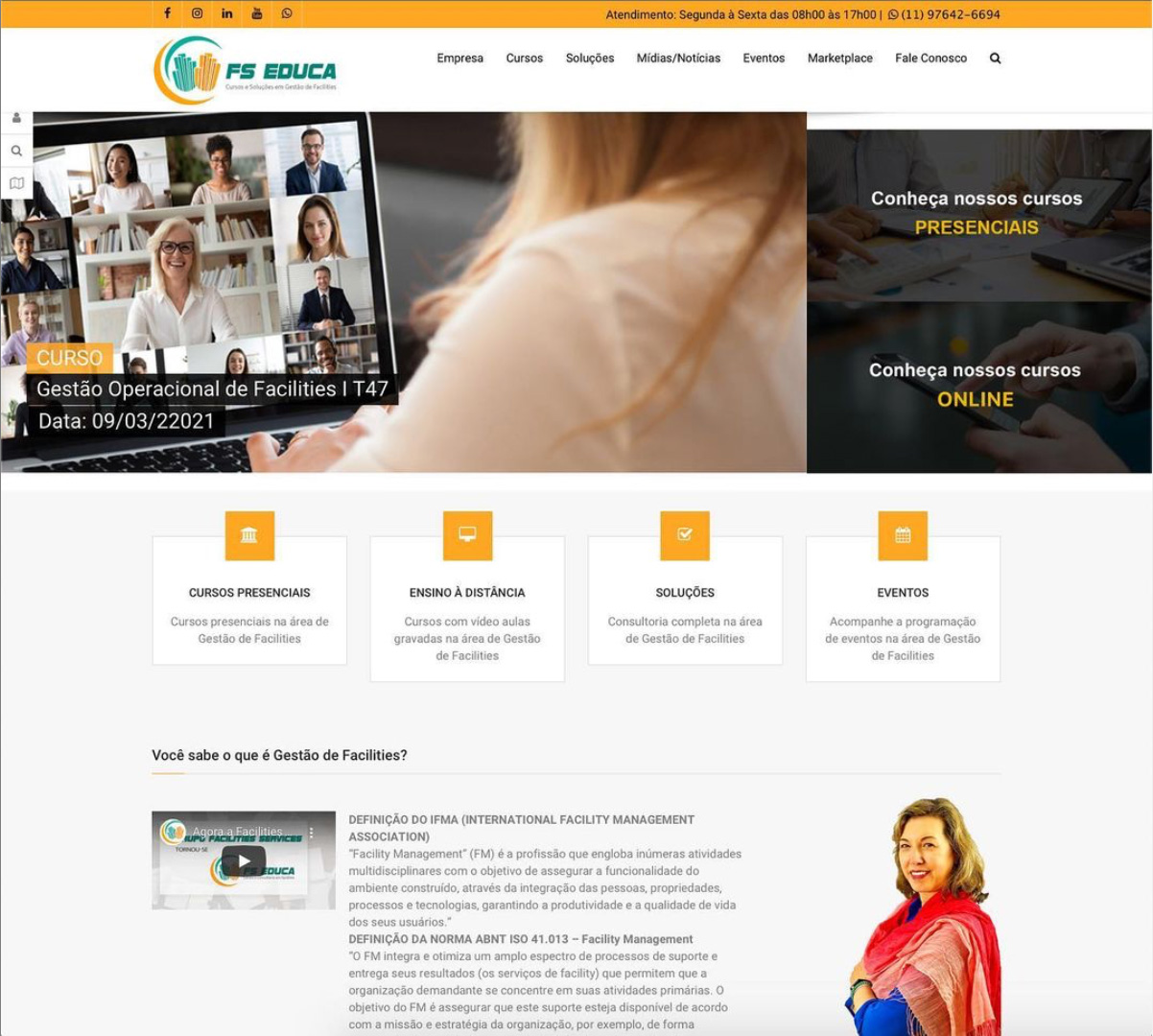FS EDUCA - Site, EAD, Marketplace